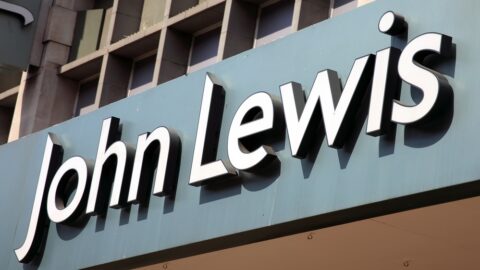 John Lewis retailer sign