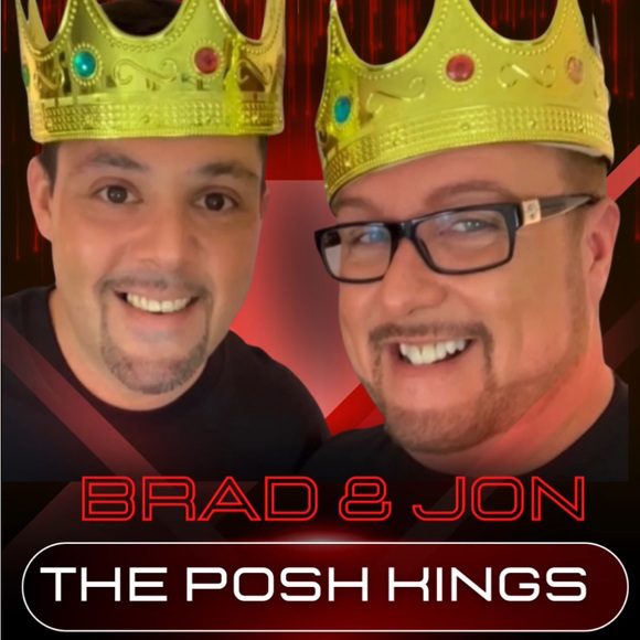 The Posh Kings, Brad Schwibner and Jon Anthony, as they appear in their Poshmark profile.