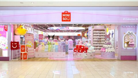 The new Miniso store at American Dream mall.