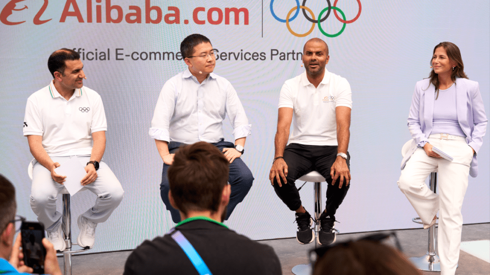 Alibaba executives and former Olympians discuss the new business accelerator partnership with the IOC.